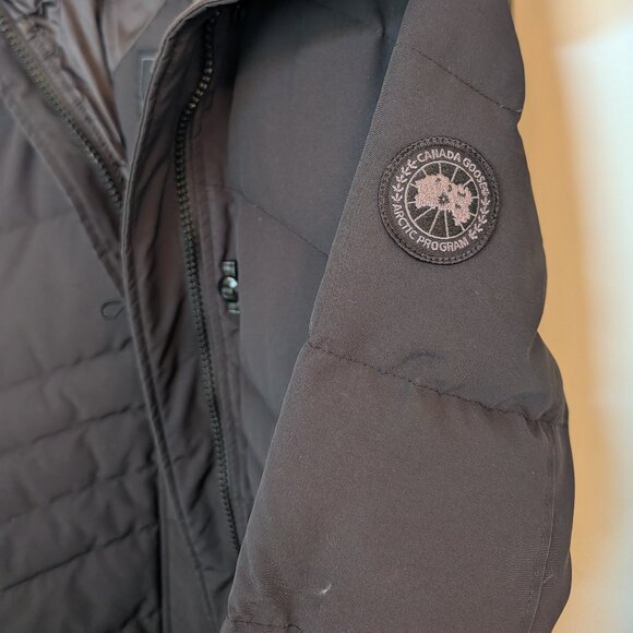 Canada Goose Lorette Hooded Parka Women's Large, Black - Picture 3 of 10